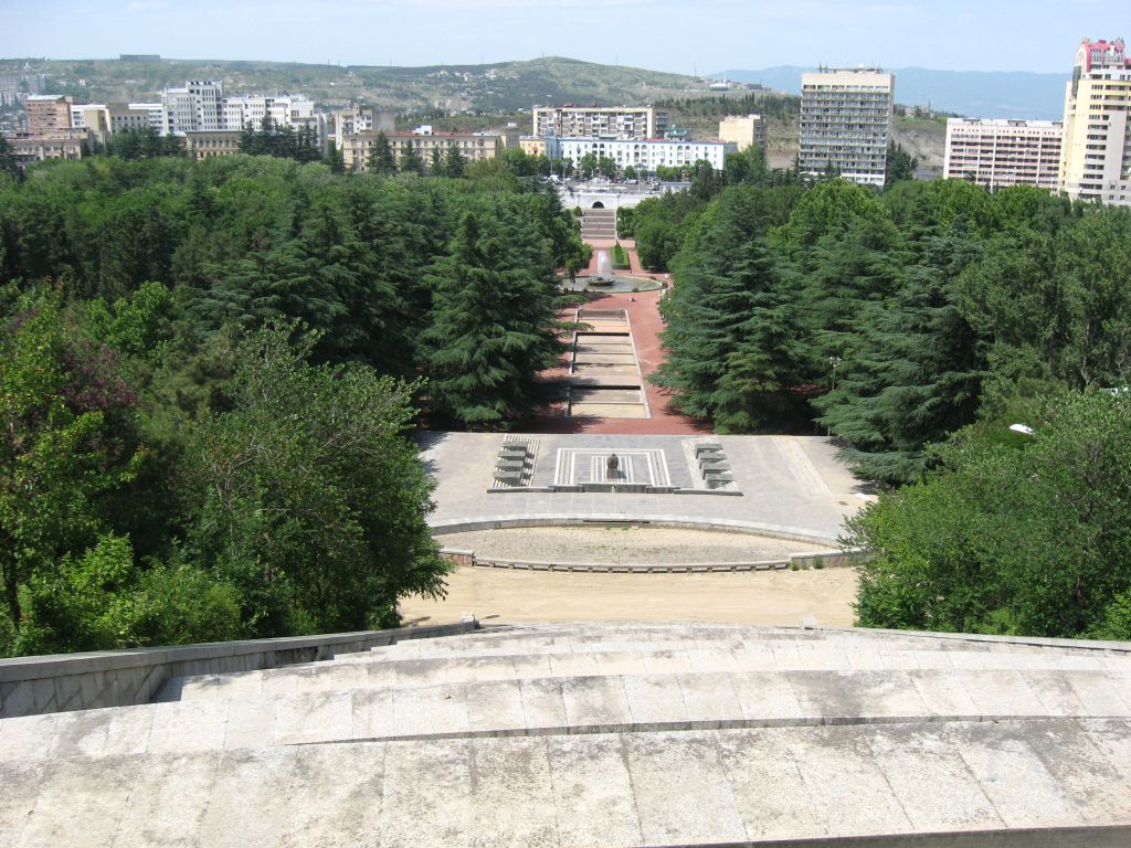Парк находится на горе