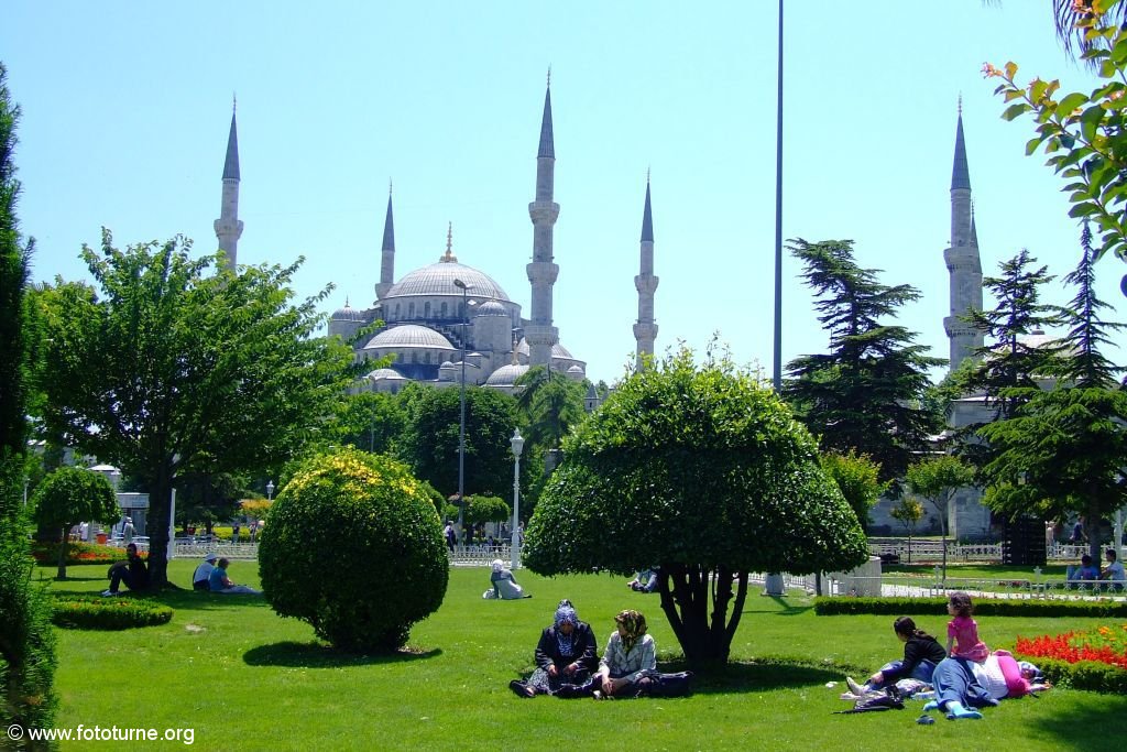 Стамбул - фото. Султанахмет. Шесть минаретов.