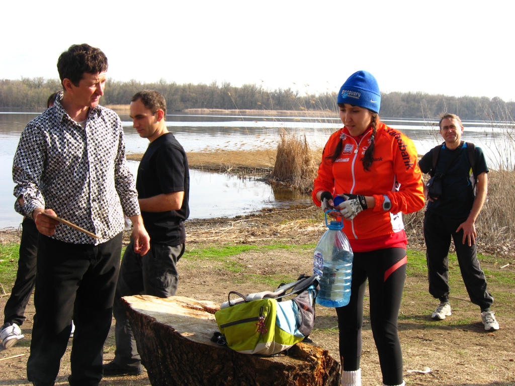 Перед стартом с праздника